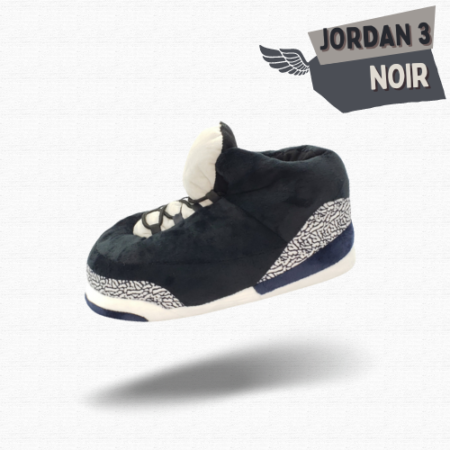 Chausson Sneakers Air Jordan 3 Noir : L'Élégance des Air Jordan 3