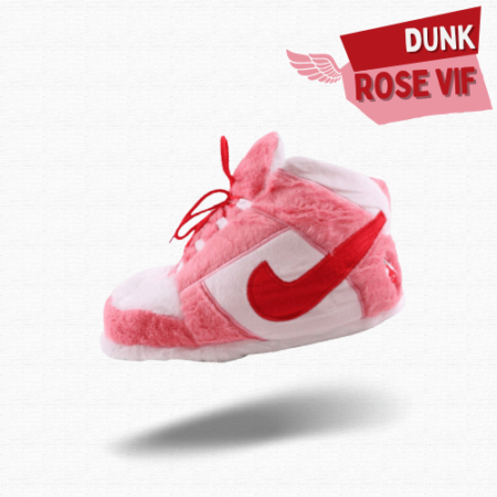 Chausson Sneakers Nike Dunk Rose Vif : L'Élégance des Nike Dunk