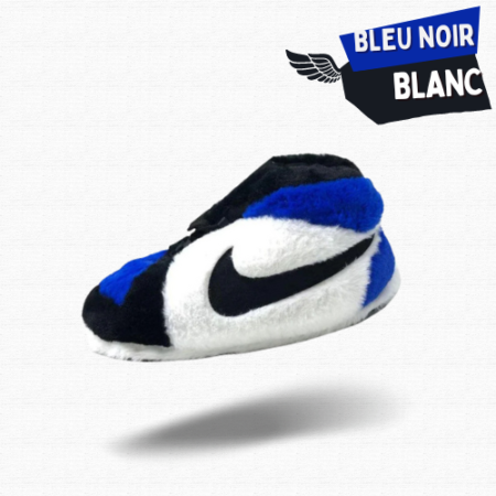 Chausson Sneakers Nike Bleu Noir Blanc : Inspirés des Légendaires Air Jordan 1