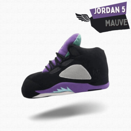Chausson Sneakers Air Jordan 5 Mauve : L'Élégance de l'Iconique Raging Bull