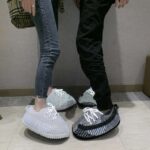 Chausson adidas Yeezy Blanc