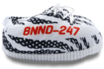 Chausson Yeezy Zebra Blanc