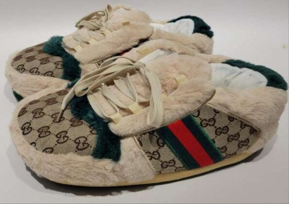 Chausson Sneakers Basket Gucci Beige