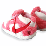 Chausson Sneakers Nike Dunk Rose Vif
