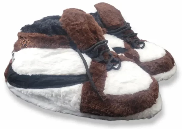 chausson sneakers brun 2