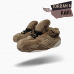 Chausson Sneakers Air Jordan 6 Khaki : L'Élégance des Air Jordan 6 Khaki