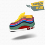 Chausson Sneakers Nike Air Max Rainbow Jaune