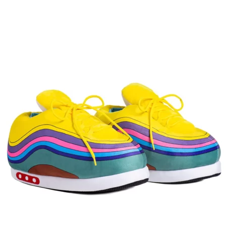 Chausson Sneakers Nike Air Max Rainbow Jaune : Éclat de Couleur et Confort Absolu