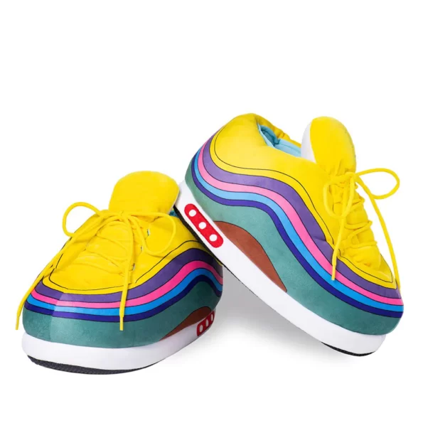 Chausson Sneakers Nike Air Max Rainbow Jaune : Éclat de Couleur et Confort Absolu