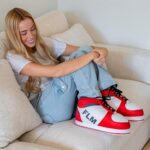 Chausson Sneakers Baskets Flamingueo Rouge
