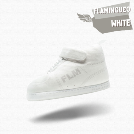 Chausson Sneakers Flamingueo White : Style et Confort Sans Compromis