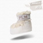 Chausson Sneakers Flamingueo Beige : Confort Luxueux Avec Doublure en Fourrure