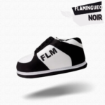 Chausson Sneakers Baskets Flamingueo Noir