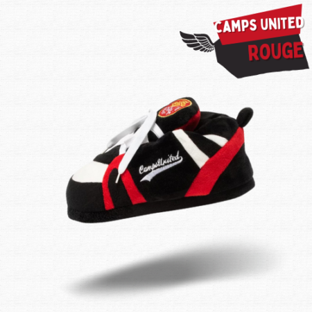 Chausson Sneakers Baskets Camps United Rouge : Confort et Style Sportif