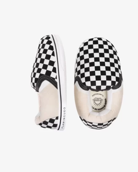 Chausson Sneakers Baskets Flamingueo Vans Slip-On : Élégance Damiers et Confort Supérieur