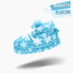 Chausson Sneakers Baskets Flocon de Neige