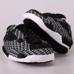 Chausson Sneakers Jordan AJ 4 Black White Dior