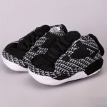 Chausson Sneakers Jordan AJ 4 Black White Dior