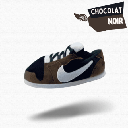 Chausson Sneakers Nike Dunk Chocolat Noir