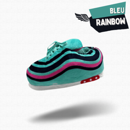 Chausson Sneakers Nike Air Max Rainbow Bleu: Douceur et Style pour Enfants et Adolescents