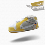 Chausson Sneakers Nike Off-White Jaune