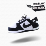 Chausson Sneakers Nike Dunk Noir Blanc