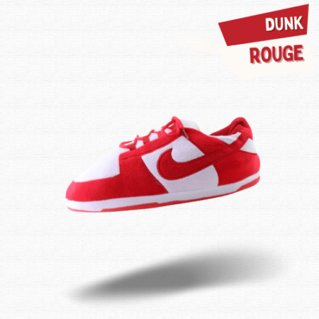 Découvrez les Chaussons Sneakers Nike Dunk Rouge