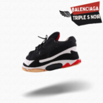 Chausson Sneakers Baskets Balenciaga Triple S Noir – La Fusion Parfaite de l’Art et de la Performance