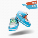 Chausson Sneakers Baskets Hype Bleu – Style Audacieux et Confort Inégalé