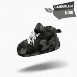 Chausson Sneakers Baskets Camouflage Noir
