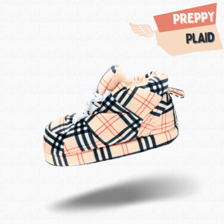 Chausson Sneakers Baskets Preppy Plaid : Le Parfait Équilibre entre Confort et Élégance Classique