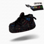 Chausson Sneakers Baskets Crystal Faith Love