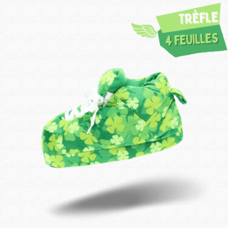 Ajoutez une touche de chance à votre quotidien avec les Chausson Sneakers Baskets Trèfle 4 Feuilles